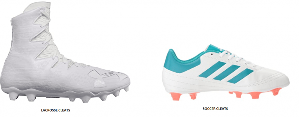 field hockey cleats vs soccer cleats