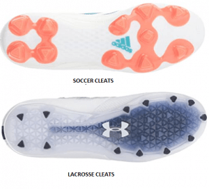 field hockey cleats vs soccer cleats
